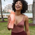 thumbnail image 2 of GEDUX 32oz Sports Water Bottle with Time Marker BPA Free Leak Proof Wide Mouth Lightweight Sport Travel Water Bottle, 2 of 7