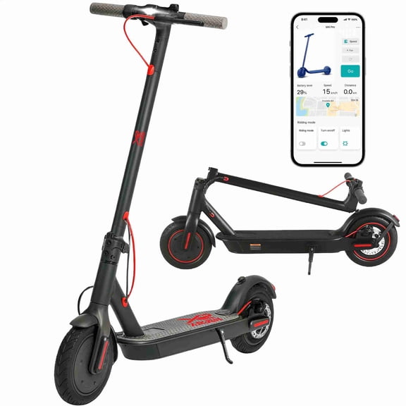 Scooter Eléctrico X-Rush X700 Pro Plegable Negro, Motor 500W, 25 km/h, Batería de Larga Duración, Pantalla LCD y Luces LED