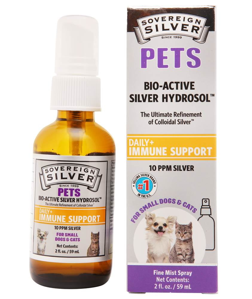 Sovereign Silver BioActive Silver Hydrosol For Pets Fine Mist Spray