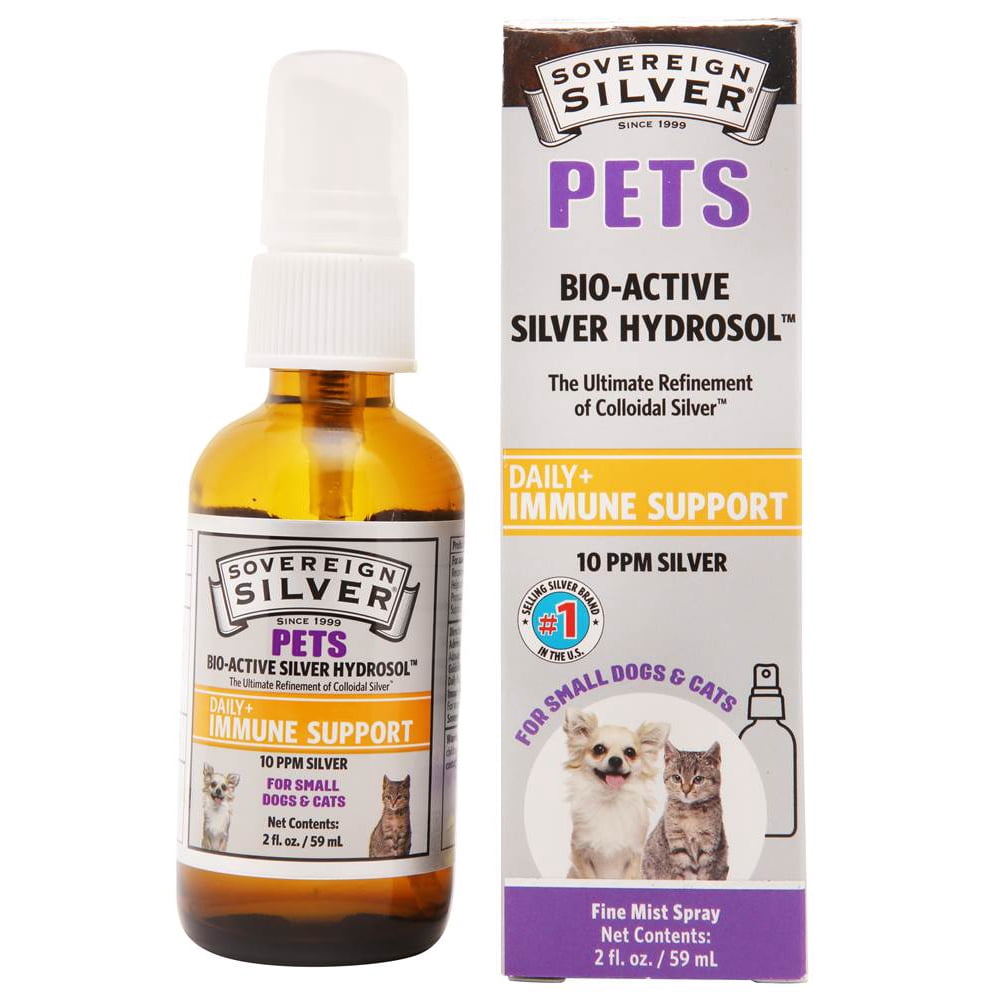 Sovereign Silver - Bio-Active Silver Hydrosol For Pets Fine Mist Spray ...