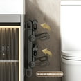 thumbnail image 7 of HOZVOMI Foldable Wall Mounted Shoe Rack, Space Saving Slipper Rack for Bathroom Door and Wall, Adjustable Shoe Storage Organizer, 7 of 7