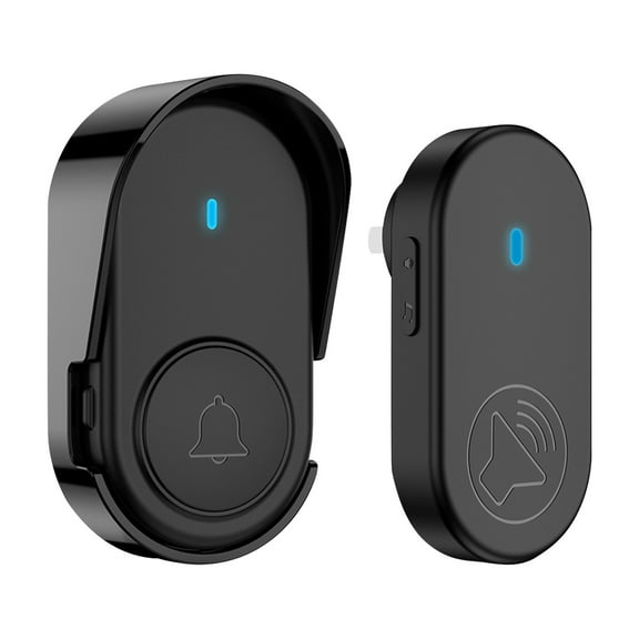 Smart Home Wireless Doorbell with Long Range Alert and Interference Resistance for Elderly Easy Plug-in Installation