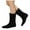 Black, variant on Hidden Wedge Ankle Boots for Women Wide Calf Suede Pull on Mid Calf Flat Booties Casual Pointed Toe Short Boots