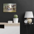 thumbnail image 4 of Luxe Metal Art 'Wild Horses Running' by Ata Alishahi, Metal Wall Art, 24"x16", 4 of 8