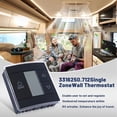 thumbnail image 2 of 3316250.712 RV Single Zone Wall Thermostat Compatible with Dometic, Used for Cool/Heat/Furnace Control, Blue Backlight LCD Display, Black 3-Wire, 2 of 5