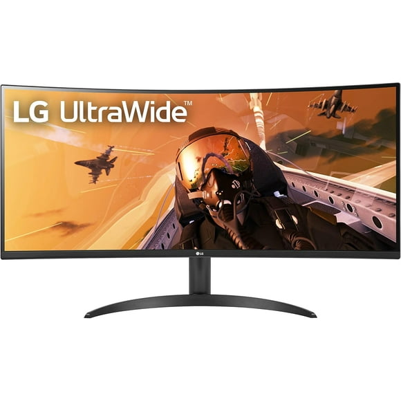 LG 34-inch UltraWide Monitor 34WP60C-B, 5ms GtG, UltraWide Display, Dynamic Action Sync, 160Hz FreeSync (Black, Refurbished Good)