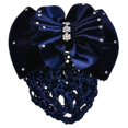 thumbnail image 2 of Jiaroswwei Women Bow Barrette Hair Clip Cover Bowknot Bun Snood Hairnet Hair Accessory, 2 of 7