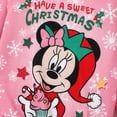 thumbnail image 4 of Disney Minnie Mouse Toddler Girl Sweatshirt Sweet Christmas Character Graphic Crewneck Top Size 2-6, 4 of 8