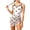 Z5-Beige, variant on Shadoumai Floral Print Bikini Style Swimsuit for Teen Girls and Big Kids Sun Beach Bathing Wear,Mermaid Swimsuit For Girls 10-12