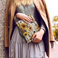 thumbnail image 5 of HELLHERO Butterfly Floral Print Bible Covers for Outdoor Church, Portable Bible Bag PU Leather Lightweight Bible Tote, 5 of 12