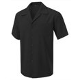 thumbnail image 3 of 7Encounter Men's Camp Dress Shirt Charcoal Gray Size S, 3 of 4