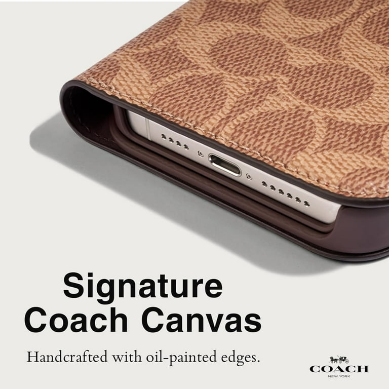 Coach Two Piece Detachable Wallet Folio for iPhone 15/14/13 in