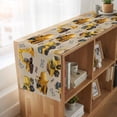 thumbnail image 6 of Table Runners 120 Inches Long Dress Scarves, Construction Truck Farmhouse Coffee/Dining/Kitchen Table Runner for Living Room, Cartoon Grips and Bulldozers Beige 13x120 Inch, 6 of 9