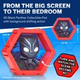 thumbnail image 2 of ¡Guau! Pods 4D Marvel Black Panther Toy Figura de juguete única conectable y coleccionable Exhibición de pared/estante Cesta de Pascua Rellenos Figuras de juguete Figura de acción de Black Panther Reg, 2 of 5