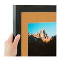 thumbnail image 4 of ArtToFrames Collage Photo Picture Frame with 3 - 5x7" Openings, Framed in Black with Amber and Black Mats (CDM-3926-138), 4 of 8