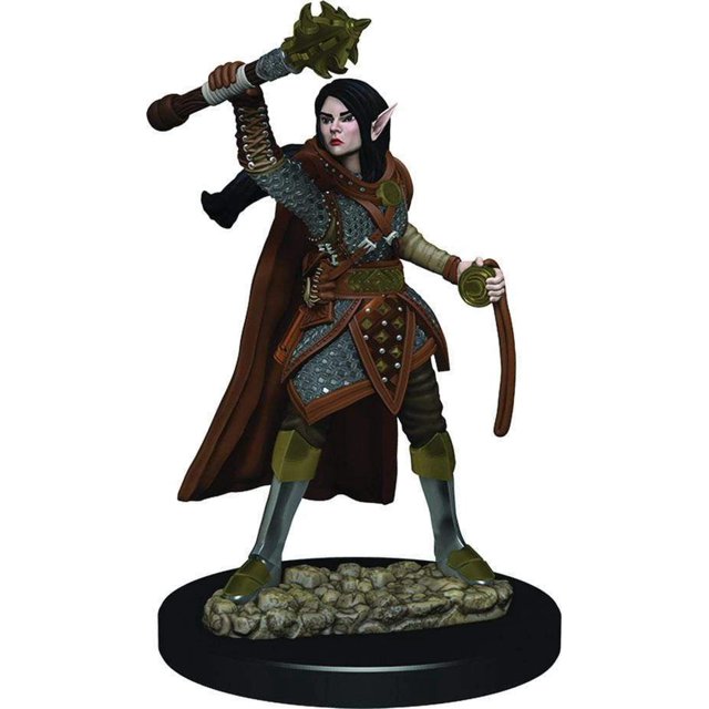 Figura femenina clériga elfa premium de D&D Icons of the Realms de Figure WizKids
