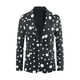 thumbnail image 5 of CHAQUETA DE TRAJE PARA HOMBRES INSPIRE CHIC Estampado de Lunares Cierre de Un Botón, 5 of 6