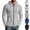 Gray, variant on YSUEJPF Mens Waffle Hooded Sweatshirts Slim Fit Full Zip Long Sleeve Athletic Workout Cardigan Jackets Textured Activewear with Pockets