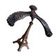 thumbnail image 4 of unbranded Adorno De Aleación Pájaro Con Torre Eiffel Para En Marrón Oscuro, 4 of 7