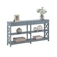 thumbnail image 3 of Convenience Concepts Oxford 2 Drawer 60 inch Console Table with Shelves, 3 of 4