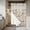 Brown, variant on Abstract Spring Floral No Hook Shower Curtain Waterproof, Bathroom Curtains with Snap in Liners and See Through Top Window, Farmhouse Summer Botanical Hotel Style Bathtub Curtains Shower 72"Wx78"L
