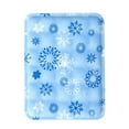 thumbnail image 2 of Esterilla refrescante para mascotas, impermeable, suave, resistente a arañazos, segura, gruesa, para gatos y perros, para verano, color azul copo de nieve M, 2 of 12