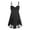 Black, variant on Nightgowns for Women Lingerie Lace Chemise Full Slip Soft Dress Plus Size Sleepwear,Black,M