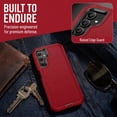 thumbnail image 5 of for Samsung Galaxy A26 5G Rugged Case, Triple-Layers [Military Grade Protection] Anti-Scratch Phone Cover Shockproof Heavy Duty Durable Case for Samsung Galaxy A26 5G, Red, 5 of 9