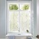 thumbnail image 2 of Privacy Window Film Frosted Self-Adhesive Window Sticker No Glue Static Cling Opaque Glass Film UV Protection Wave Pattern 44.5x200cm, 2 of 5