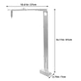 thumbnail image 2 of QIFULL Outdoor Aquarium Light Bracket Made from Rust Resistant Aluminum Alloy with Easy Clamp Installation, 2 of 8