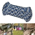 thumbnail image 4 of Cuerda de paracaídas hebras de 650lb, (31 metros), cuerda multiusos de 4mm para viaje de Camping, cuerda de fijación de tienda, equipo Camuflaje marino, 4 of 9
