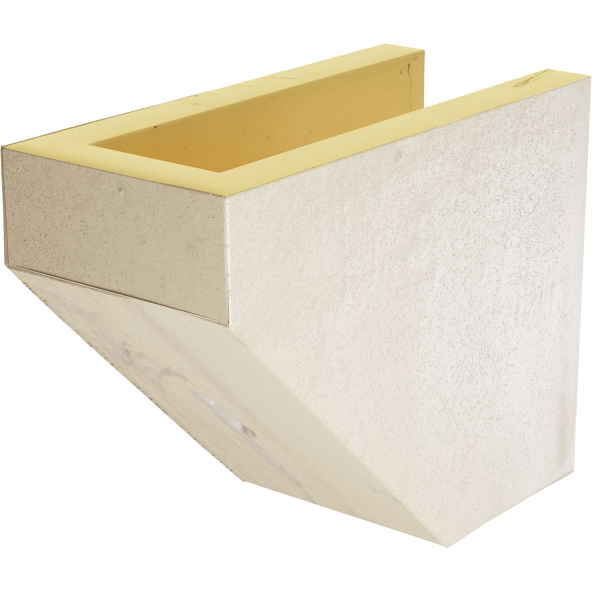 Ekena Millwork 4"H x 6"D x 72"W Knotty Pine Faux Wood Fireplace Mantel Kit w/ Ashford Corbels, Factory Prepped