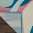 thumbnail image 5 of Nourison Grafix Geometric Blue Multi Colored 7'10" x 9'10" Area Rug, (8x10), 5 of 8