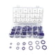 thumbnail image 2 of Kit surtido de arandelas de junta tórica de sello de goma púrpura de 270 piezas con accesorios de caja, 2 of 9