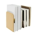 thumbnail image 7 of Aspire 1 Pair Small Beech Bookends, Non-Slip Book Ends for Heavy Books, Wood Book Stand Supports for Shelves and Books, 7 of 7