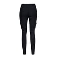 thumbnail image 4 of REALiKUN Women's Casual Pants Solid High Waist Self Tie Belted Pencil Trouser Black M, 4 of 4