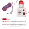 thumbnail image 2 of Water Level Indicator Alarm Water Level Alarm Sensor Waterline Indicating Alarm Low Or High Water, 2 of 5