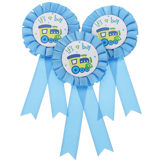 10 Pcs Badges de Baby Shower Badges en Fer-Blanc Décorations Chics Badges de Révélation de Genre