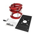 thumbnail image 1 of Kit de elevación de enrutador M8, inserto de de mesa para máquina de biselado Tablero negro base roja, 1 of 8