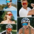 thumbnail image 2 of Polarized Sports Sunglasses for Men women, UV400 Protection for Driving, Fishing & Cycling, 2 of 6
