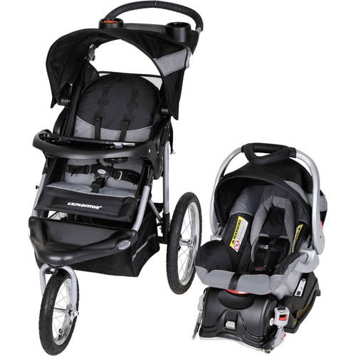 Baby Trend Expedition Travel System Stroller, Millennium White