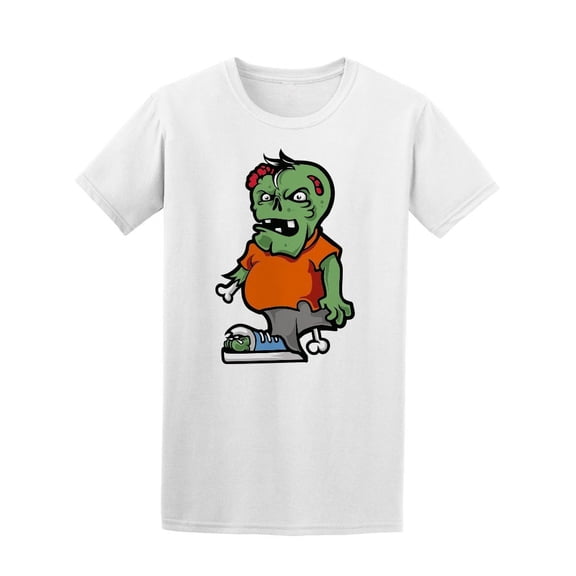Funny Zombie Walking Tee Men's -Image by Shutterstock