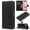 Black, variant on Wallet Case for iPhone 16 with Card Holder, PU Leather Flip Folio Shell Wrist Strap Stand Function Magnetic Closure Shockproof Protective Phone Cover for iPhone 16, Black