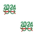 thumbnail image 3 of Transemion 2024 Glasses Frame Party Accessory Fashionable And Fun Funny Shape green 2Set, 3 of 6