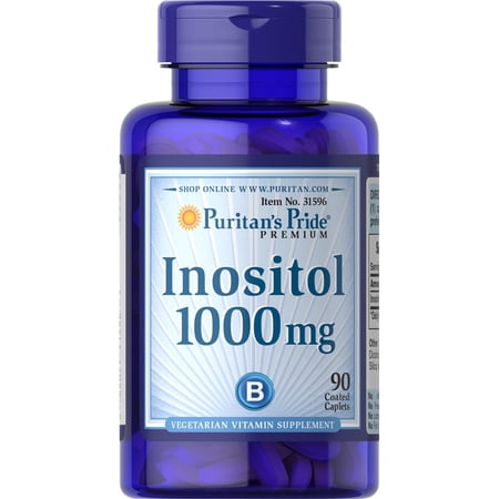 Puritan's Pride Inositol 1000 mg - 90 Coated Tablets