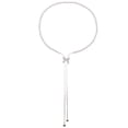 thumbnail image 1 of Collier Ras du Cou Perles Artificielles : Collier Charme Papillon à Longs Pompons, 1 of 7