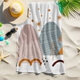 thumbnail image 2 of Kids Blanket Mountain Cartoon Pattern Baby Beach Blanket Outdoor Waterproof Picnic Blanket, 2 of 5