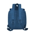 thumbnail image 2 of Bolso Bolso de hombro de lona Unisex Bolsillo en el pecho Color Estudiante Oficina Mochila Accesorio, Azul claro Kearding AP001077-05B, 2 of 7