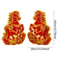 thumbnail image 3 of CurioCo 2026 Year of the Horse Door Banner Chinese New Year Decorations Spring Festival Wall Decor Red Paper Ornaments for Home and Office, 3 of 4