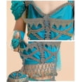 thumbnail image 3 of Disfraz de princesa Jasmine para niñas, conjunto de traje de danza del vientre indio, princesa árabe, disfraz de Carnaval de Halloween-c, 3 of 3